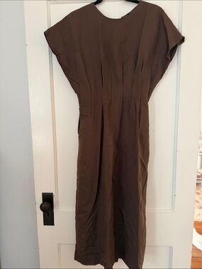 Zara Brown Midi Dress